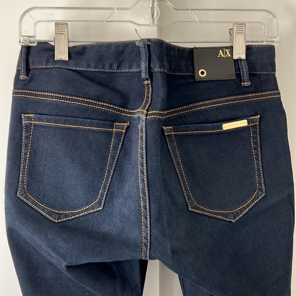 Armani Exchange Blue Cotton Skinny Jeans main image 1